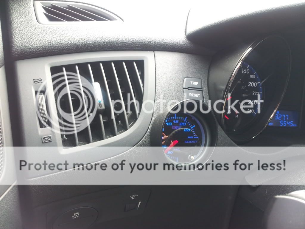 Boost gauge install Hyundai Genesis Forum